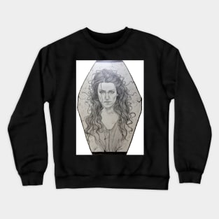 Morgana - pencil drawing Crewneck Sweatshirt